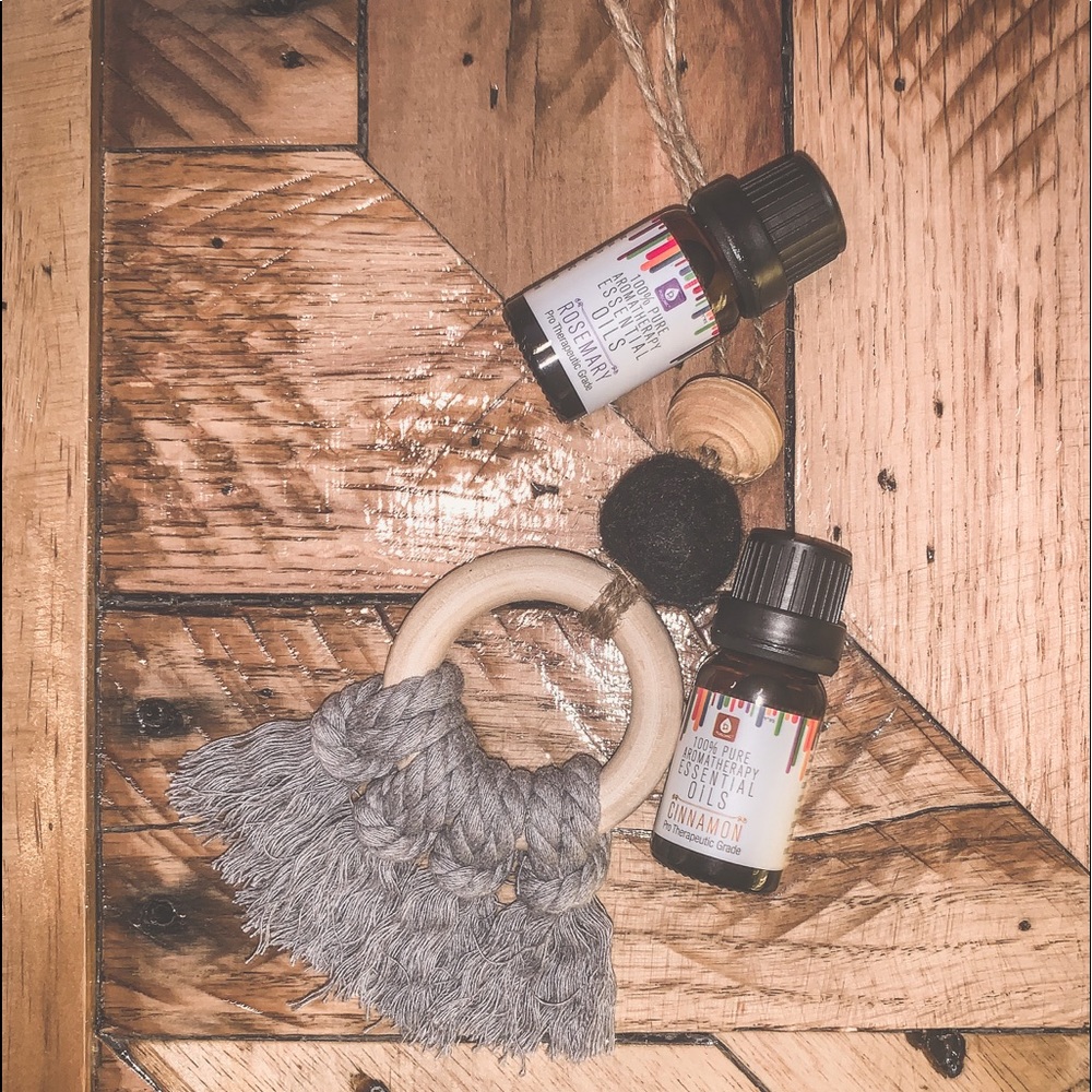 Macrame Aroma Therapy Essential Oil Car Diffuser